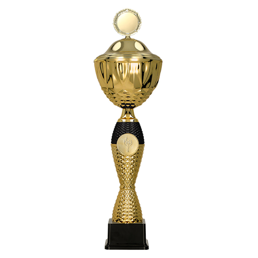 Cupa aurie cu negru, cu capac, 4221/P