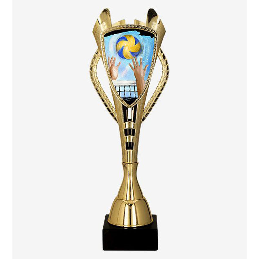 Cupa plastic aurie, volei, 7243/VOL
