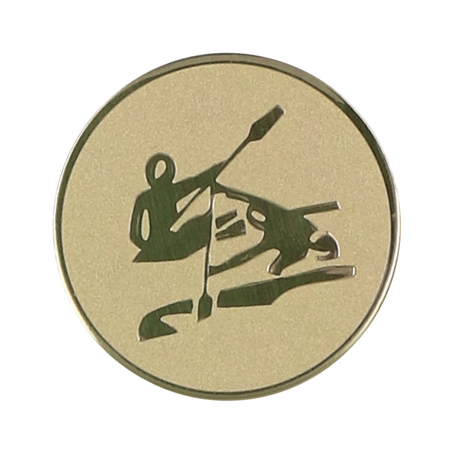 Emblema de aluminiu 25 mm, canoe, D1-A17