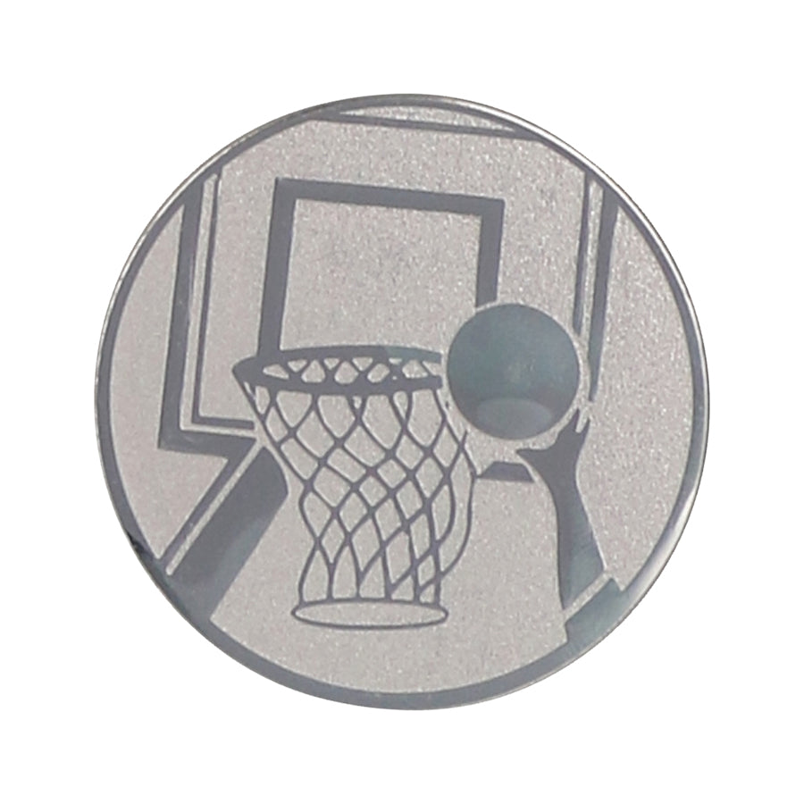 Emblema de aluminiu 25 mm, baschet, D1-A8
