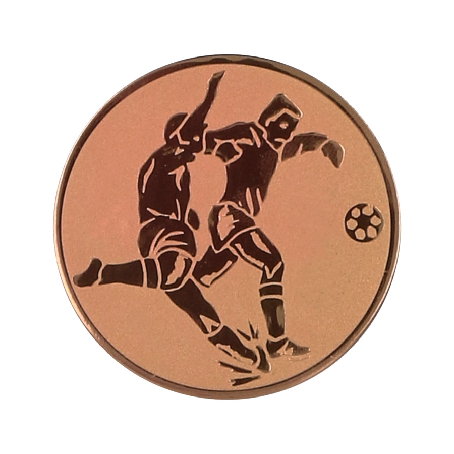 Emblema de aluminiu 50 mm, fotbal, D2-A2