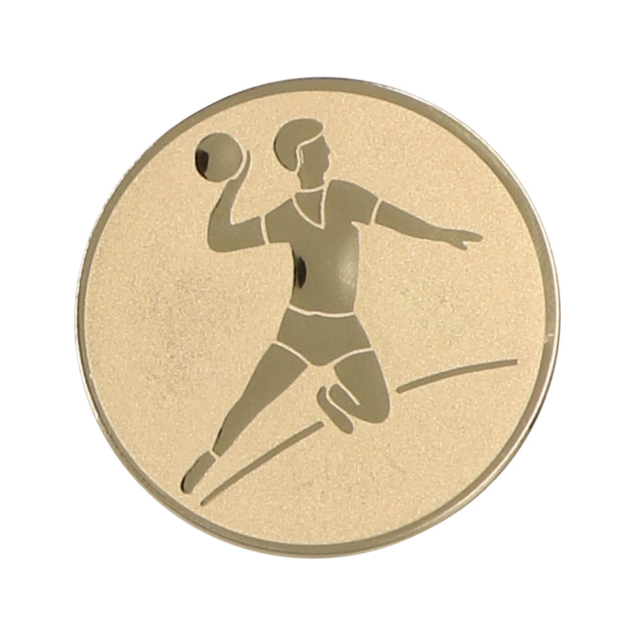 Emblema de aluminiu 50 mm, handbal, D2-A4