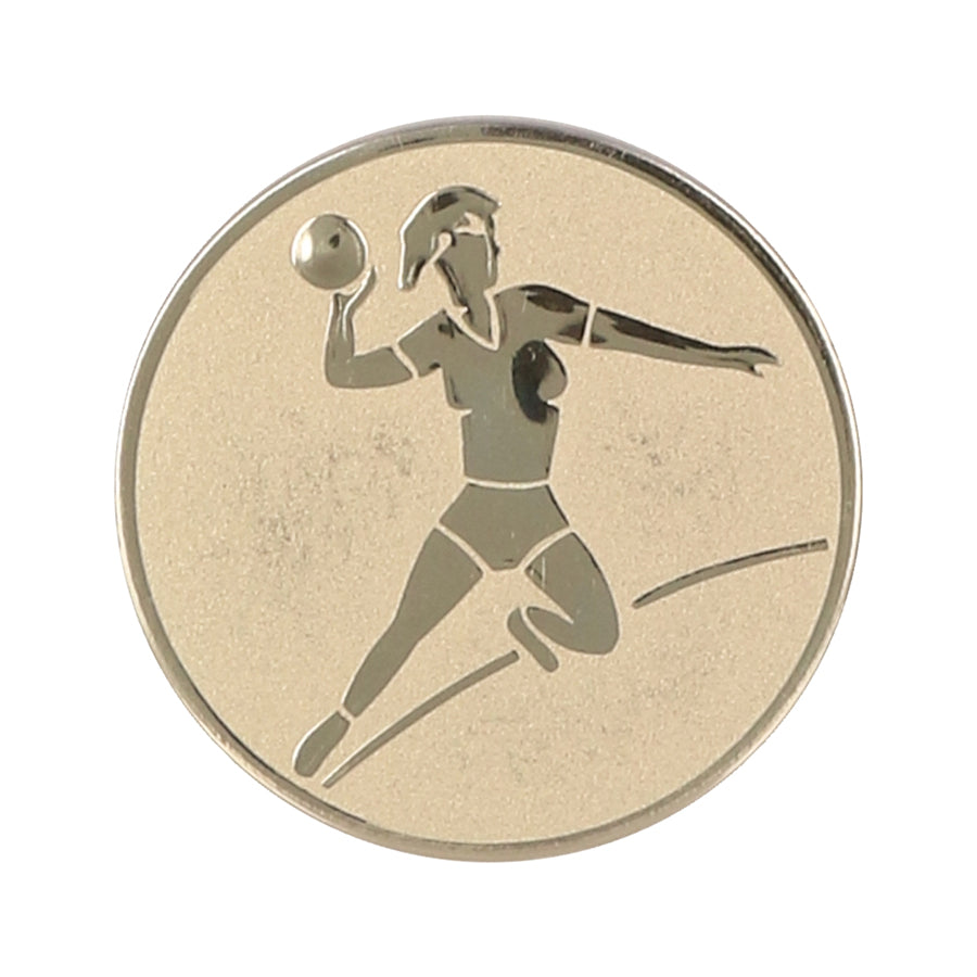 Emblema de aluminiu 50 mm, handbal, D2-A5