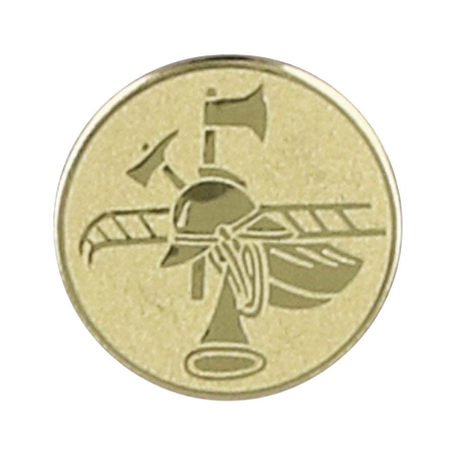 Emblema de aluminiu 50 mm, pompieri, D2-A85