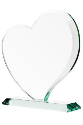 Trofeu de sticla, cu cutie, 22 cm, G041