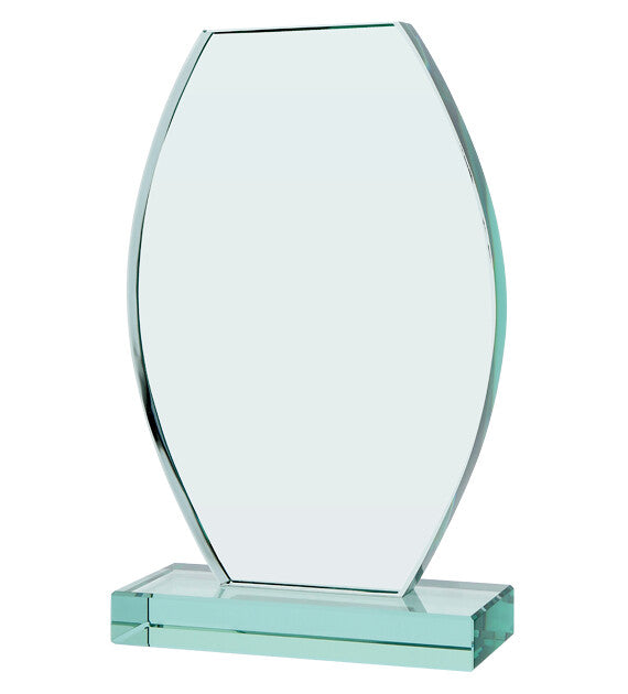 Trofeu de sticla, cu cutie, 21 cm, G043