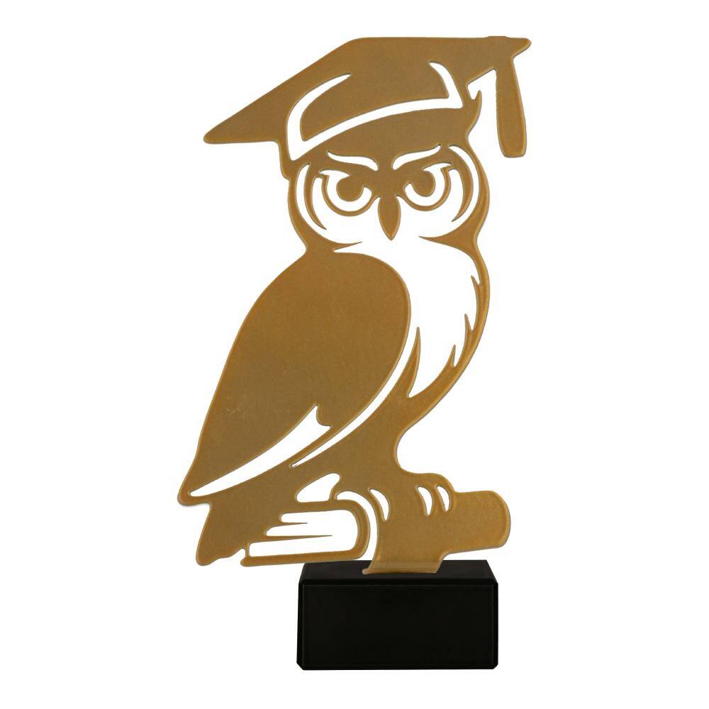 Trofeu metalic cu baza de marmura pentru premii scolare
