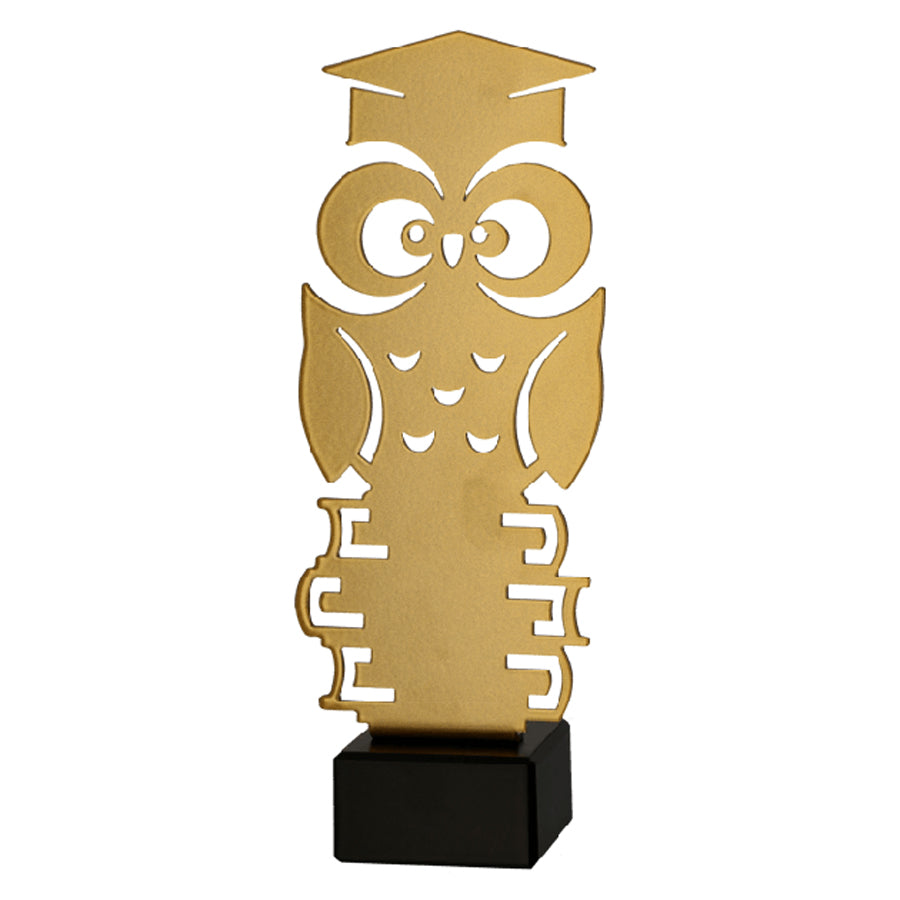 Trofeu de metal, cu baza de marmura, educatie, ML-SCH
