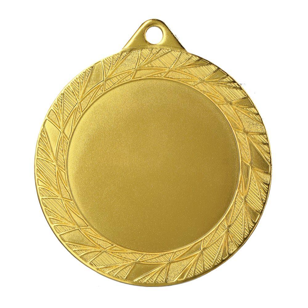 medalie metalica rotunda cu spatiu pentru emblema centrala