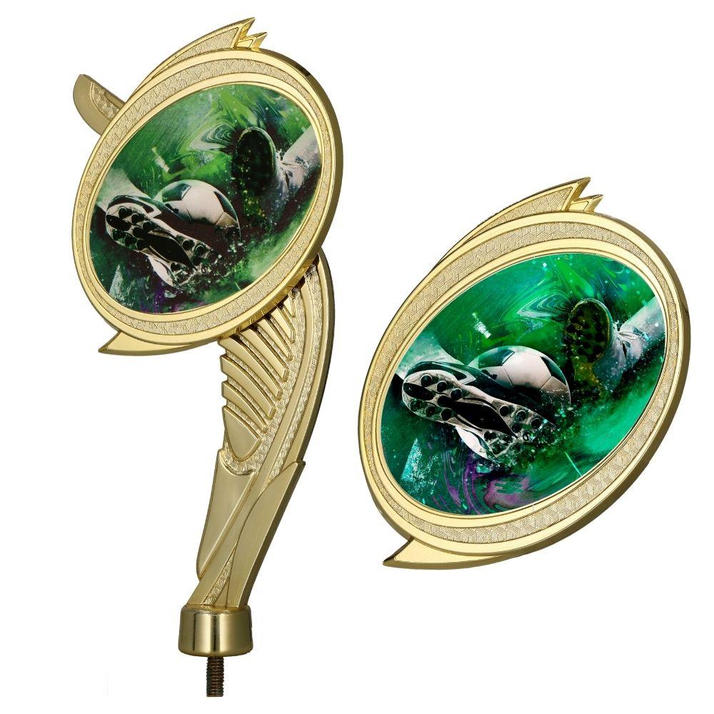 Figurina aurie din plastic pentru fotbal inaltime 20 cm