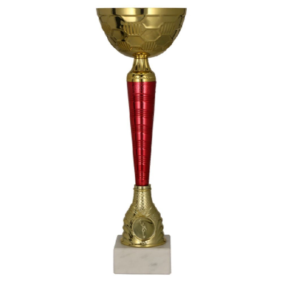 Cupa metalica aurie cu rosu, 9290