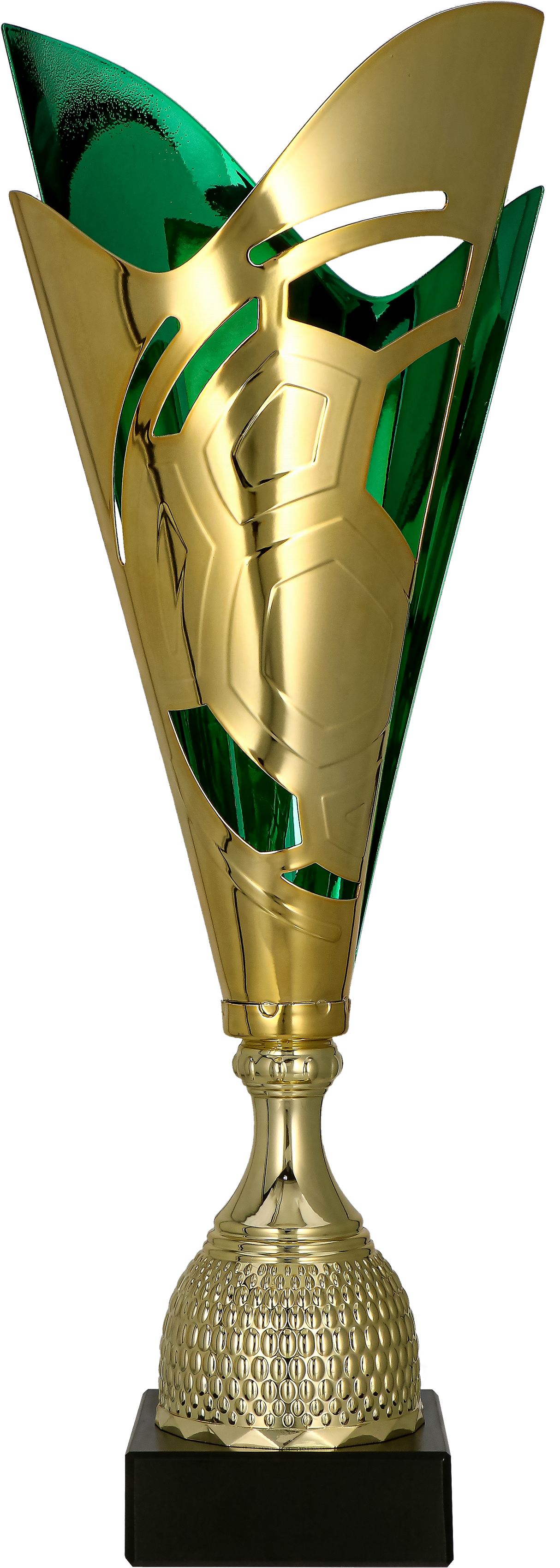 Cupa Metalica Aurie Cu Verde, Fotbal, 3162