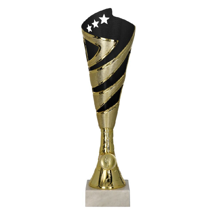 Cupa de plastic aurie cu negru, 8384