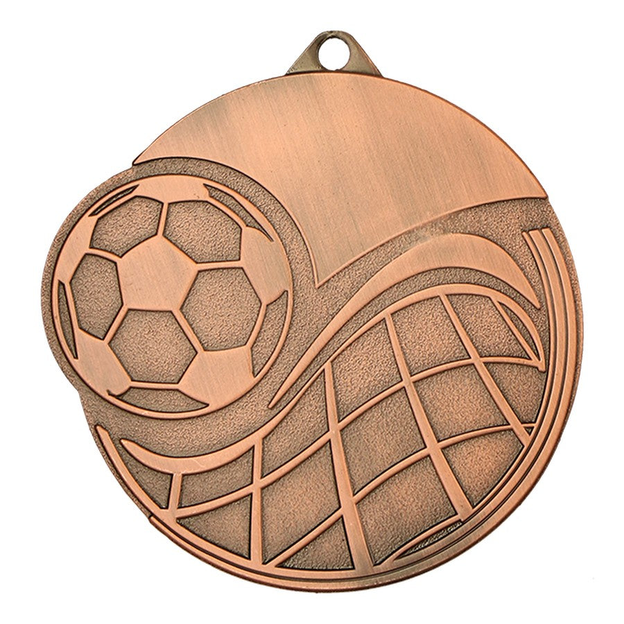 medalie din metal MMC 6065 fotbal bronz
