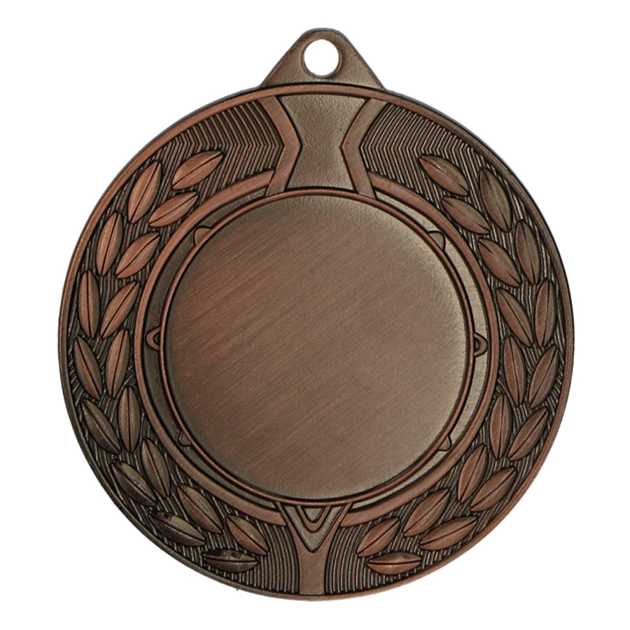 medalie 4,5 cm cu loc pentru emblema 2,5 cm MMC4501 bronz