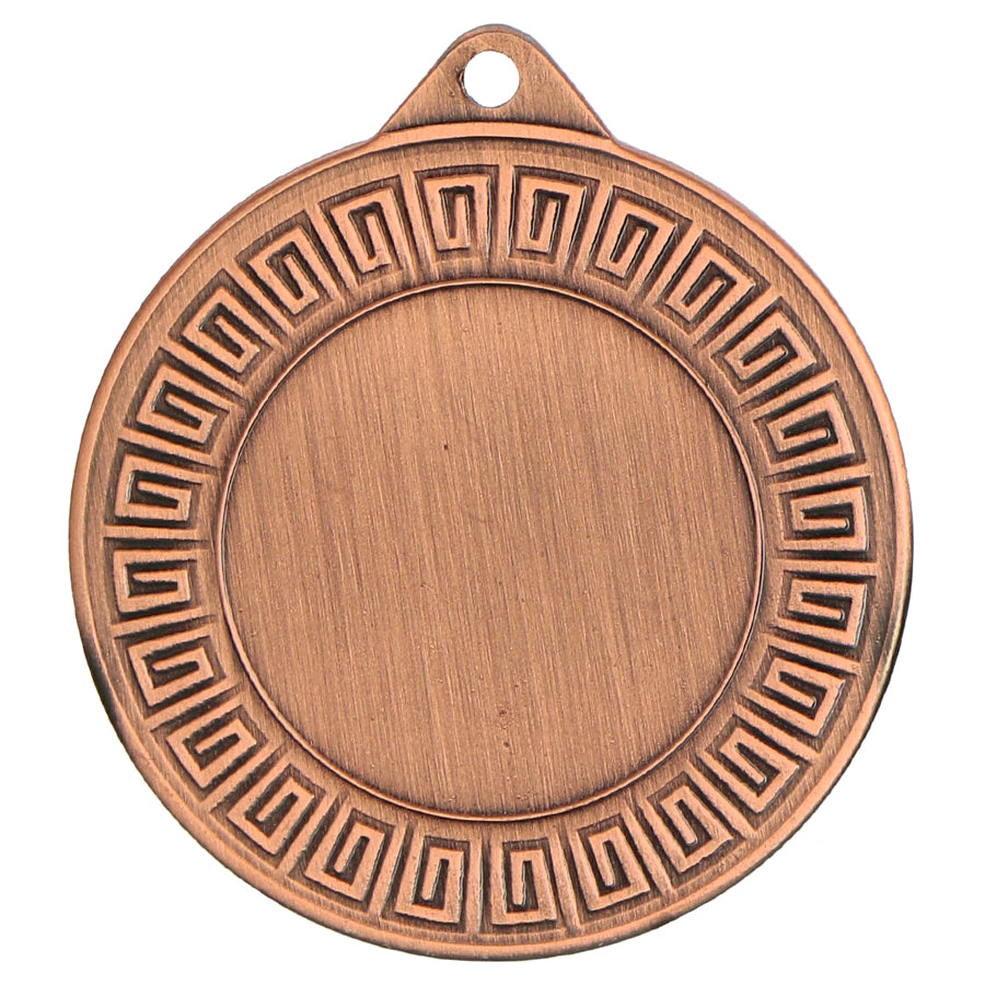 meda.lie 4 ccm cu loc pentru emblema gravata MMC7140 bronz