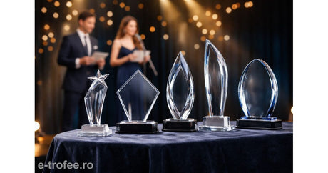 trofee din sticla Pro Marketing Resita