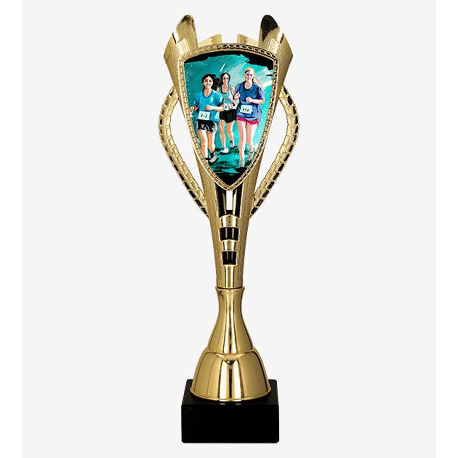 Cupa plastic aurie, alergare, 7243/RUN1