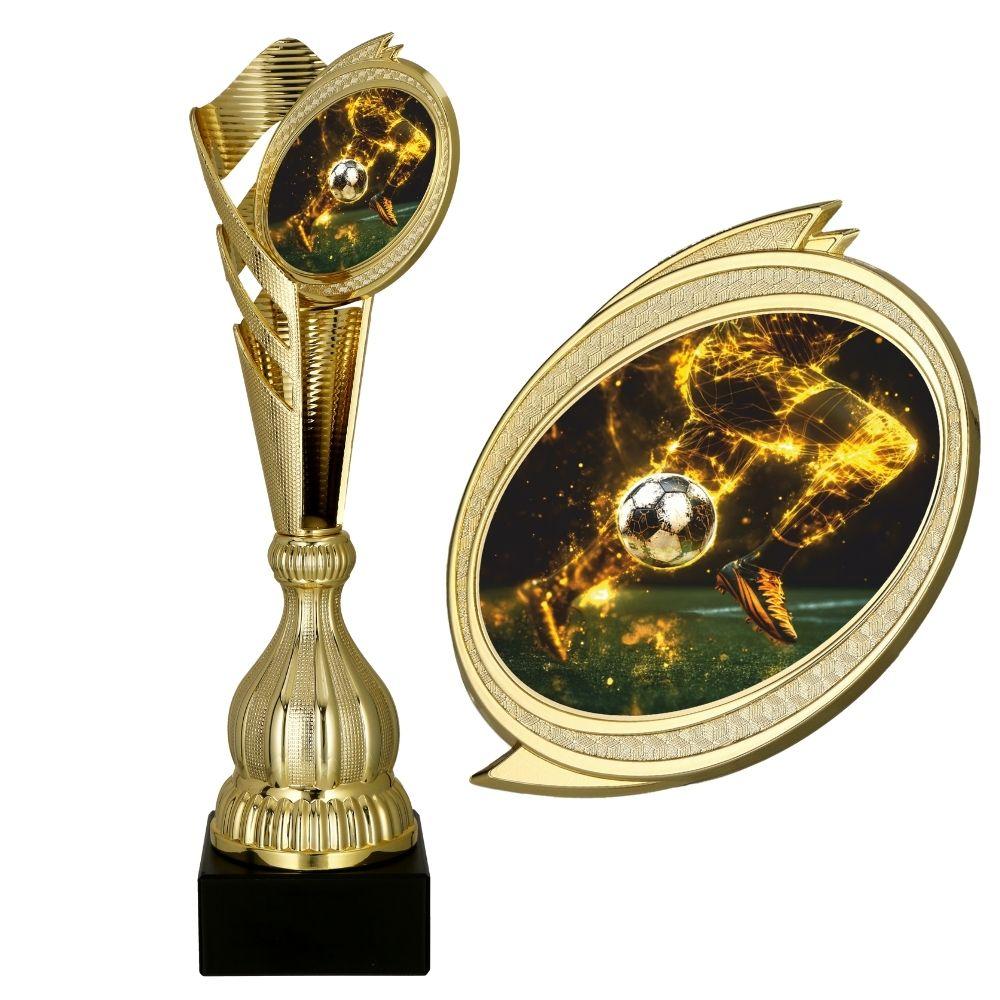 cupa fotbal plastic cu baza de marmura
