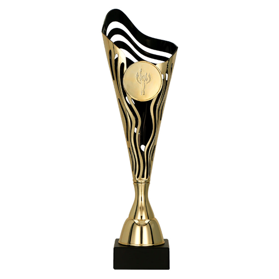 Cupa plastic aurie cu negru, 8353