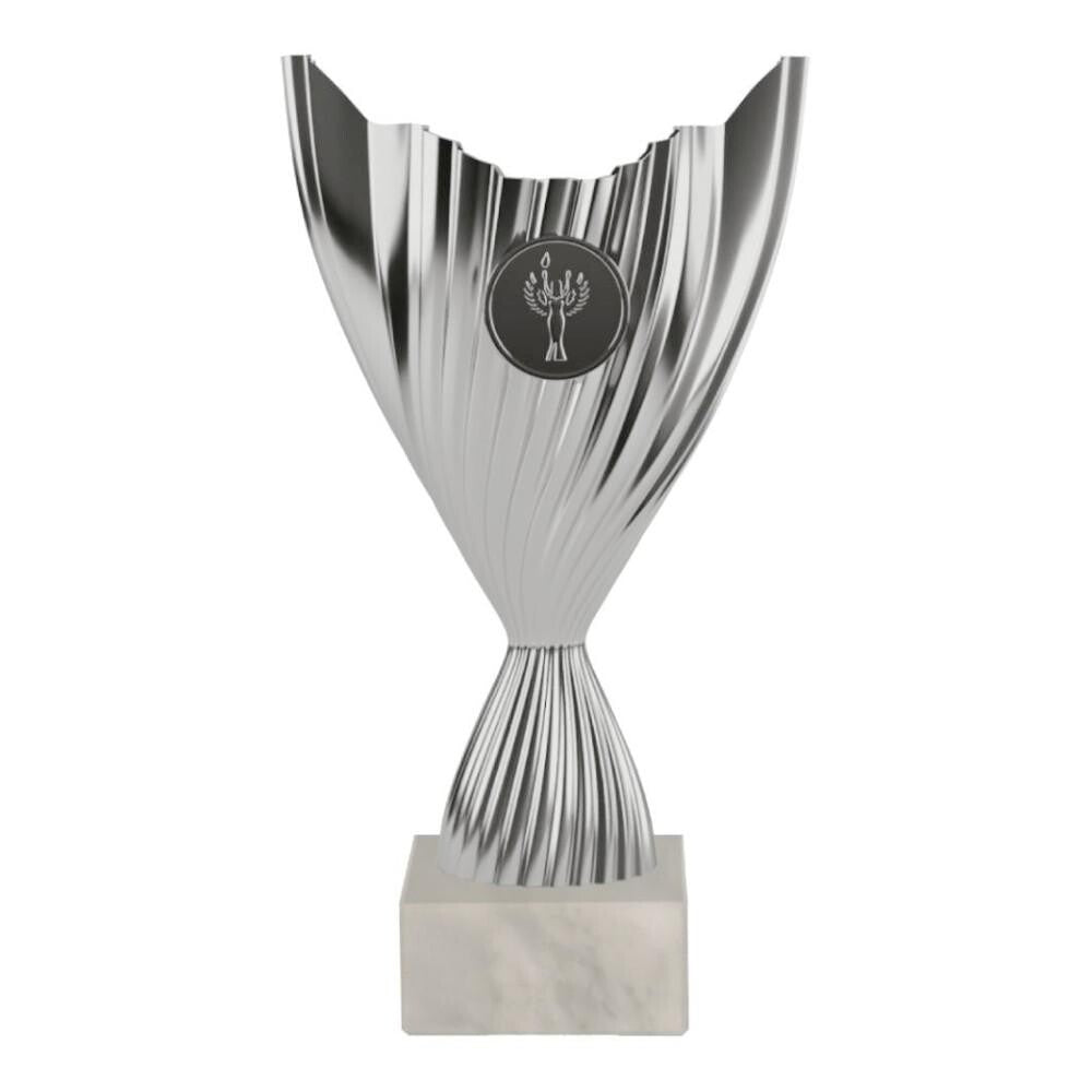 cupa din plastic argintie pentru premiere sportive