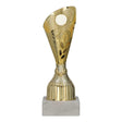 cupa aurie din plastic pentru premiere sportiva