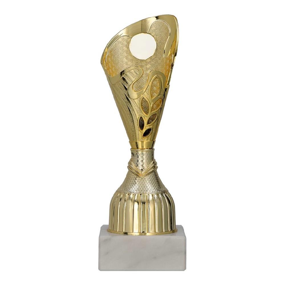 cupa aurie din plastic pentru premiere sportiva
