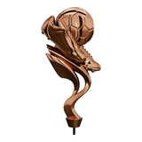 Figurina de plastic, aurie, 19.5 cm, fotbal, B701