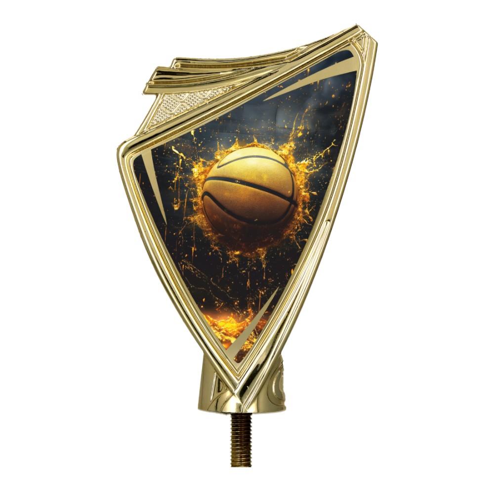 figurina baschet aurie 10 cm pe soclu pentru premiere sportiva