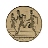 Emblema de aluminiu 25 mm, alergare, D1-A32