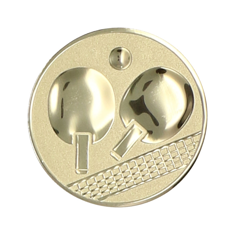 Emblema de aluminiu 25 mm, tenis de masa, D1-A46