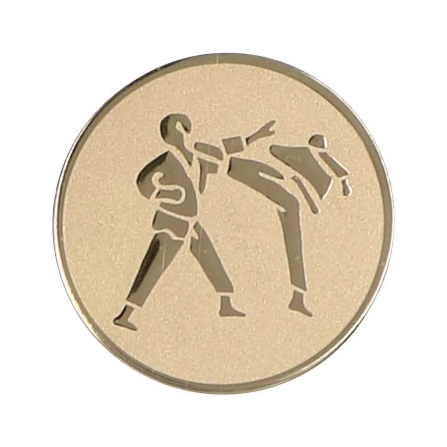 Emblema de aluminiu 25 mm, karate, D1-A60