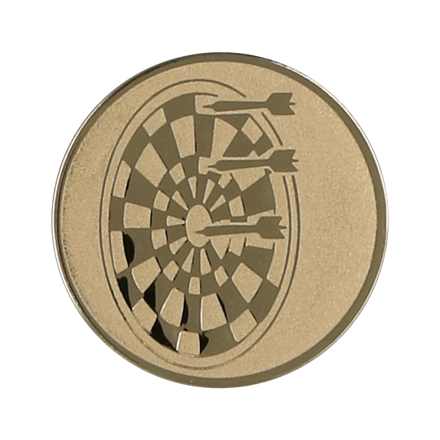 Emblema de aluminiu 50 mm, darts, D2-A21