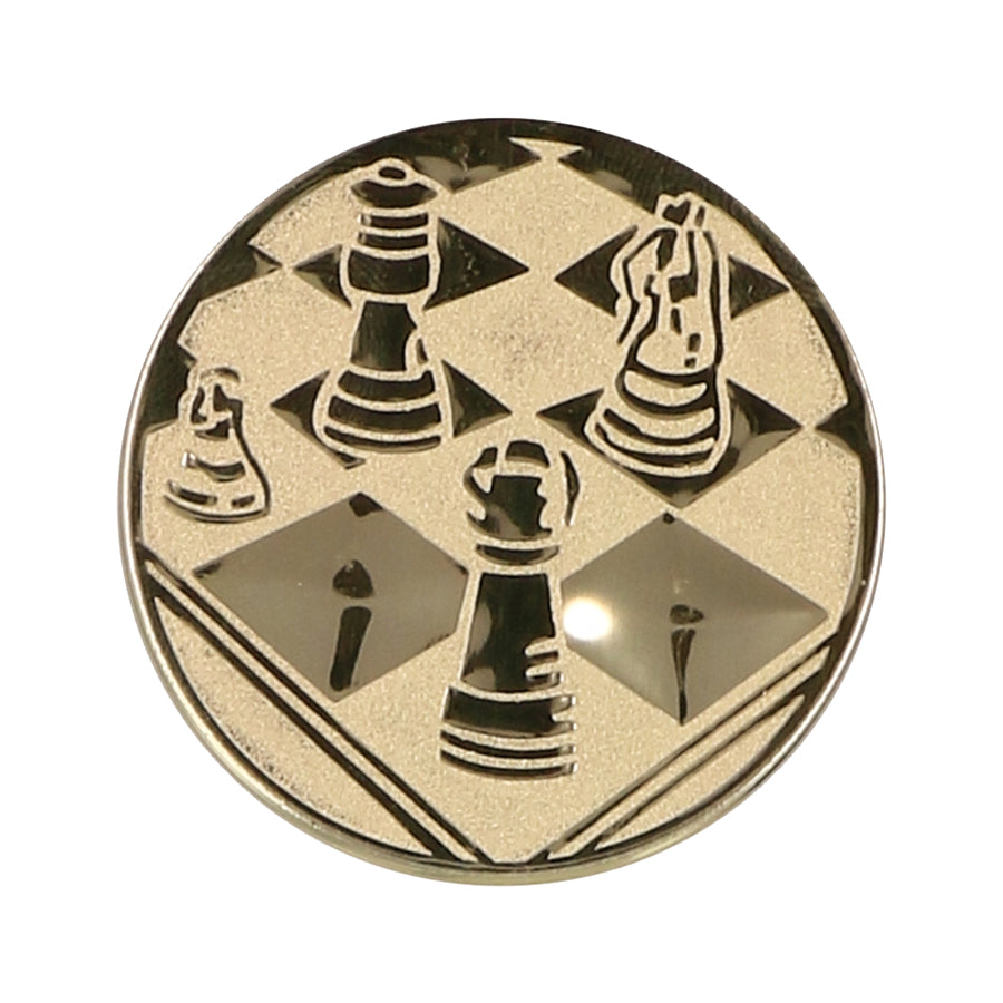 Emblema de aluminiu 50 mm, sah, D2-A22