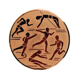 Emblema de aluminiu 50 mm, atletism, D2-A29