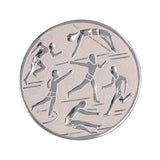 Emblema de aluminiu 50 mm, atletism, D2-A29