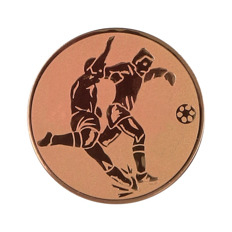 Emblema de aluminiu 50 mm, fotbal, D2-A2