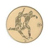 Emblema de aluminiu 50 mm, fotbal, D2-A2