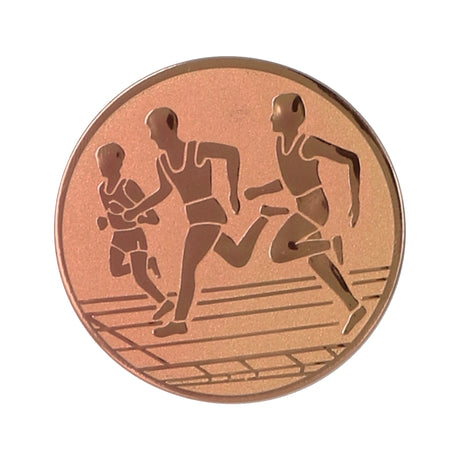 Emblema de aluminiu 50 mm, alergare, D2-A32