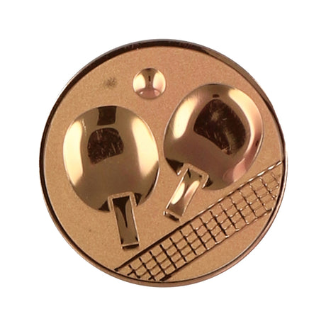 Emblema de aluminiu 50 mm, tenis de masa, D2-A46