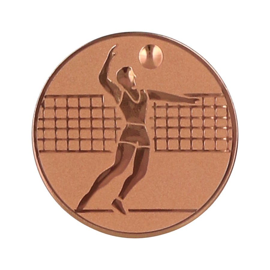 Emblema de aluminiu 50 mm, volei masculin, D2-A6