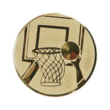 Emblema de aluminiu 50 mm, baschet, D2-A8