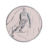 Emblema de aluminiu 50 mm, schi, D2-A93
