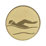 Emblema de aluminiu 50 mm, inot, D2-A9