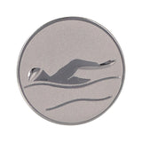 Emblema de aluminiu 50 mm, inot, D2-A9