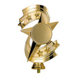 figurina plastic aurie pentru trofeu sportiv