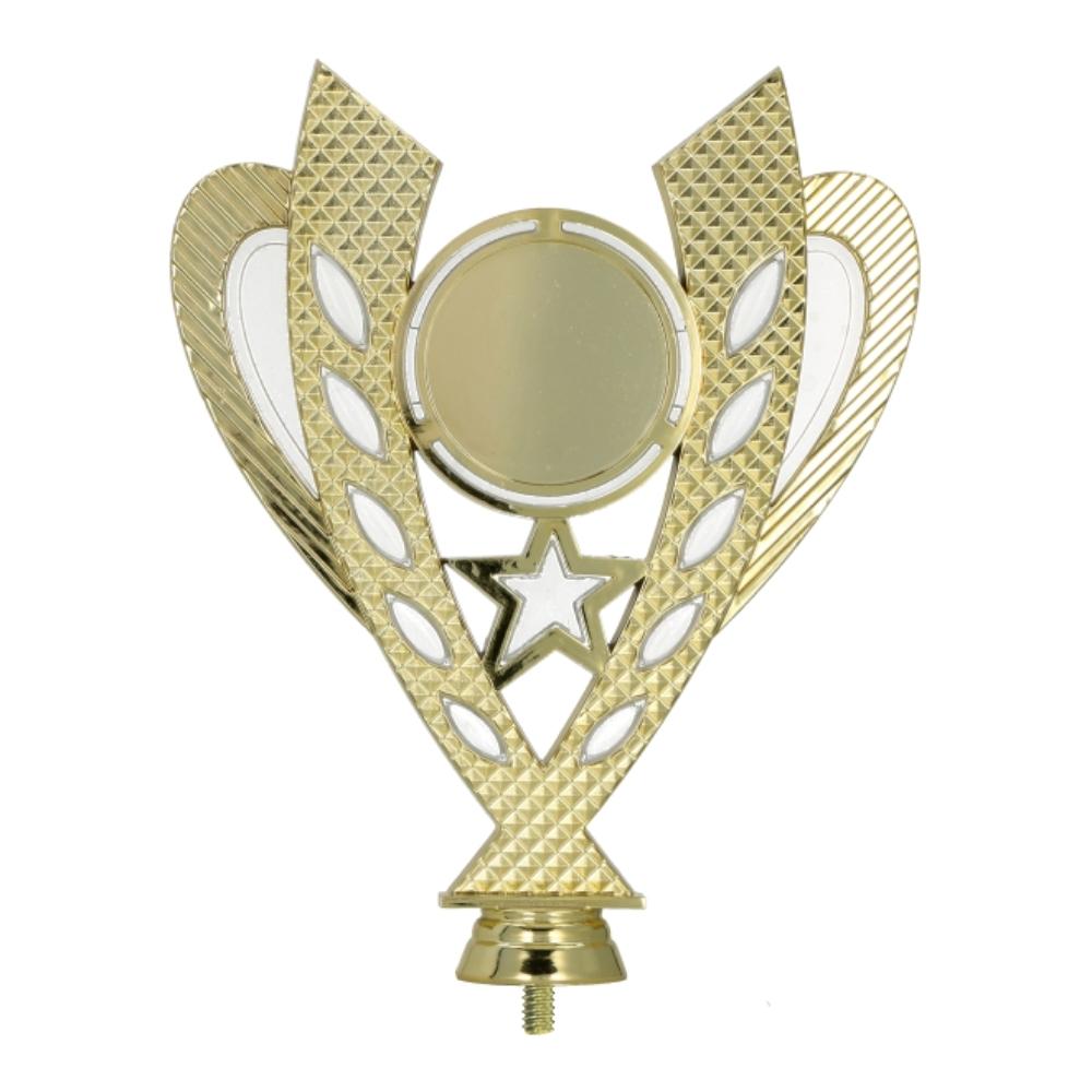 Figurina de plastic aurie pentru trofee sportive inaltime 19.5 cm