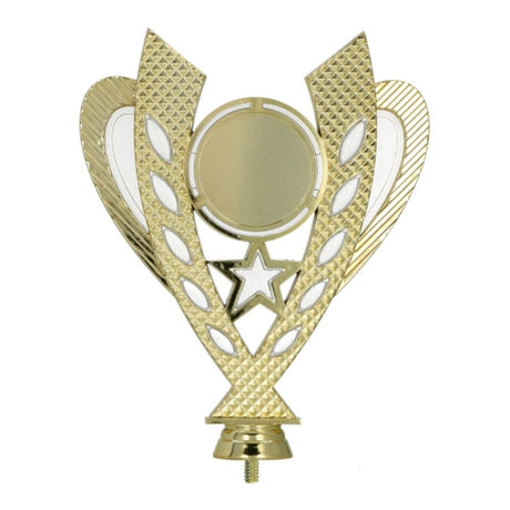Figurina de plastic aurie pentru trofee sportive inaltime 19.5 cm