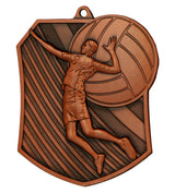 Medalie de metal, 7.9 cm, volei, MD8047