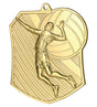 Medalie metalica pentru volei cu diametrul de 7.9 cm